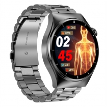 F320 1.46 inch HD Screen Laser Therapy Blood Sugar Pressure Body Temperature Uric Acid bluetooth Call Call Health Monitor SOS Men Smart Watch COD