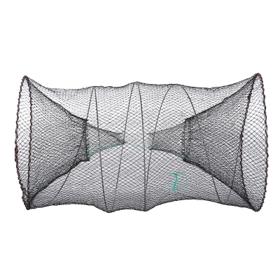 ZANLURE 25-50cm Diameter Folding Fishing Net Cage Crabs Fish Crawdad Shrimp Bait Trap Cast Dip Case Fishing Tools COD [1813874]