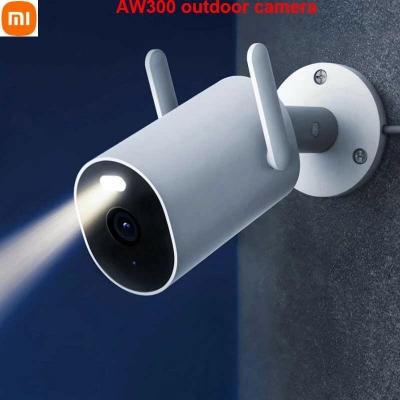 Xiaomi WiFi Smart Outdoor Camera AW300 2K Full Color Night Vision IP66 Waterproof Video Surveillance Webcam Home Security Camera Chinese Version COD [1976685]