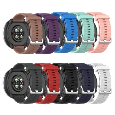 Bakeey 20mm Silicone Texture Multi-color Replacement Strap Smart Watch Band For POLAR Ignite COD [1739061]