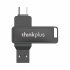 Lenovo Thinkplus MU233 USB3.2 Flash Drive High Speed Dual-interface Pendrive 256GB Mini Portable Memory U Disk for Phone TV Tablet COD