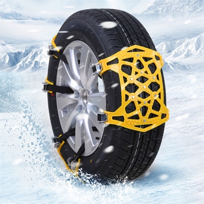 1PC Winter Truck Anti-skid Car Snow Chain Tire Easy Installation Belt Thicker TPU Snow Chains Universal Car Suit Tyre General COD [2004472]