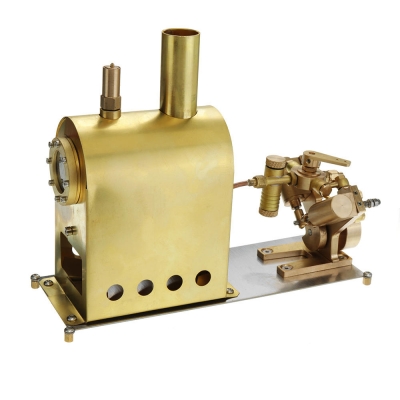 Microcosm M2C Mini Steam Boiler with Twin Cylinder Marine Steam Engine Stirling Engine Model COD [1311118]