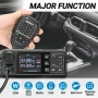 ABBREE AR-2520 25W Walkie Talkie AM Full Band Mobie Radio 108-520MHz 999 Channels Amateur GPS Radio Car Radio Station with Hand Mic COD