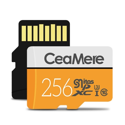 Ceamere Memory TF Card 256GB/128GB/64GB Class10 High Speed Micro SD Card Flash Card Smart Card for Phone Camera Driving Recorder COD [2010374]