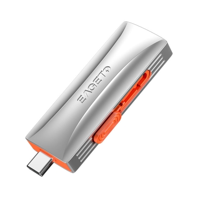 EAGET SU33 256GB USB3.2 Gen2&Type-C USB Flash Drive 550Mb/s High Speed Pendrive Mini Portable Memory U Disk for TV Laptop Phone COD [1998982]