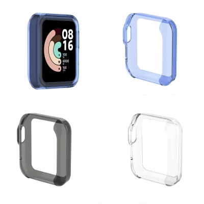 Bakeey Transparent TPU Half-pack Watch Case Cover Watch Protector For Xiaomi Mi Watch Lite COD [1819481]