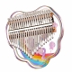 Zani Professional Kalimba 21 Keys Shell Kalimba 21 Keys Thumb Piano Crystal Acrylic Kalimba Finger Piano Keyboard Instrument COD