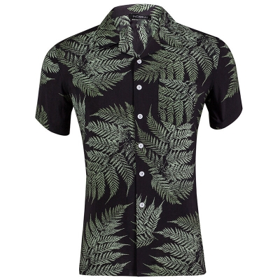 Mens Beach Shirts Hawaiian Holiday Short Sleeve Breathable Baggy Fancy Outdoor Camping Hiking Beach [1772148]