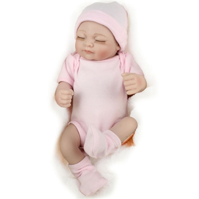 DOLL Reborn Silicone Handmade Lifelike Girl Baby Doll Realistic Newborn Toy COD [1235427]