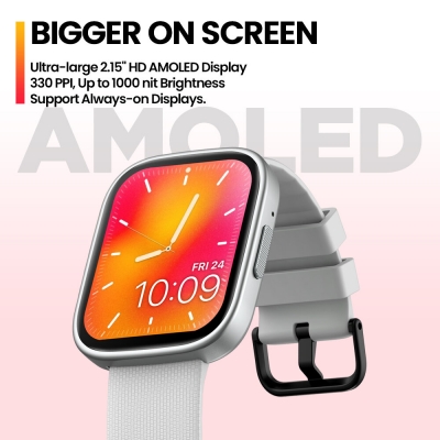 [2023 World Premiere]New Zeblaze GTS 3 Plus 2.15 inch Ultra-large 415*505pixels HD AMOLED 24H Heart Rate SpO2 Hifi bluetooth Phone Call BT5.2 Smart Watch [2004147]