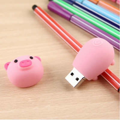 8GB USB2.0 Flash Drive Cute Pink Pig Shape U Stick Pen Drive COD [1973221]