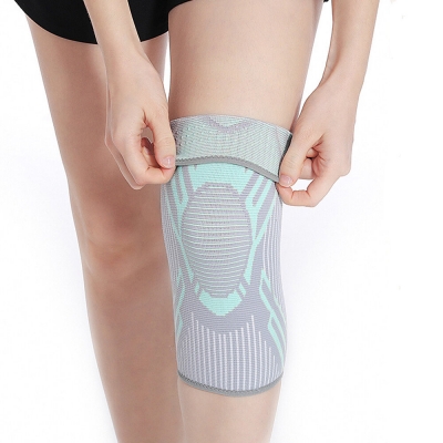 BOER Breathable Knees Patella Protection Pad Anti-slip Vibration High Elasticity Adjustable Nylon Sports Protective for Fitness Yoga Training COD [2001236]