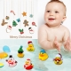 Christmas Advent Calendar Countdown with 24 Rubber Ducks Days Kids Adults Playing Funny Gifts Decoration Toys COD