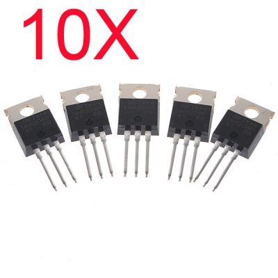 10Pcs IRFZ44N Transistor N-Channel International Rectifier Power Mosfet COD [953277]