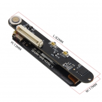 LILYGO® T-Touch Bar AMOLED ESP32-S3 Touch Display Bar Development Board ESP32-S3R8 Wireless Module Magnetic Round USB Connector COD