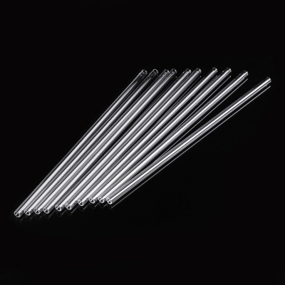 10Pcs 300mm Length OD 7mm 2mm Thick Wall Lab Borosilicate Glass Blowing Tube COD [1615852]