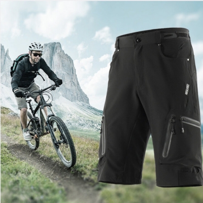 ARSUXEO Men\'s Cycling MTB Shorts Bike Baggy Shorts Breathable Quick Dry Waterproof Zipper Sports Pants COD [1703917]