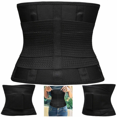 Waist Belt Adjustable Large Size Body Shaper Yoga Gym Pilates Fitness Tummy Fat Burner for Adults COD [1993988]