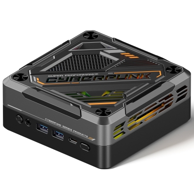 T-BAO MN78 AMD Ryzen 7 7840HS Mini PC 32GB RAM 1TB SSD 4K Triple Output WIFI 6 BT5.2 HDMI USB3.2 Type-C RGB Light Effect Mini Computer Desktop PC COD [2001455]