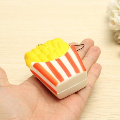 Squishy French Fries Patato Chips Scented Toy Phone Bag Strap Pendant Decor Gift COD [1109736]