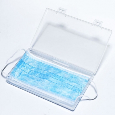 Transparent Disposable Face Mask Storage Box Small Items Watch Box Container Case COD [1651709]