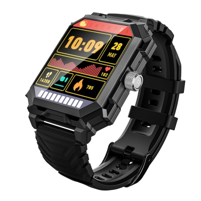 [75days Standby]BlitzWolf® BW-GTS3 1.96 inch HD 680mAh Battery Standby 5ATM Waterproof Swimming bluetooth Call SpO2 Blood Pressure Heart Rate Sleep Monitor Multi-sport Modes BT5.3 Smart Watch [2000921]