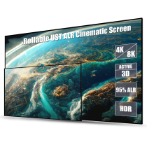 AWOL 120Inch ALR Projector Cinematic Screen UST 16:9 170° Viewing Angle Ambient 95% Ceiling Light Giant Cinema Screen COD