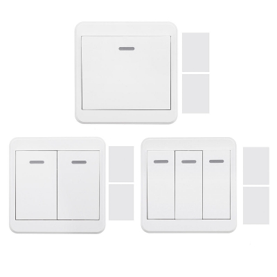 1/2/3 Way Push Button Switch Remote Control Switch 86 Wall Panel 315MHz Wireless COD [1334553]