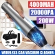 200W 20000Pa Mini Portable Wireless Handheld Vacuum Cleaner 4000mAh Battery Life for Desktop Home Car COD