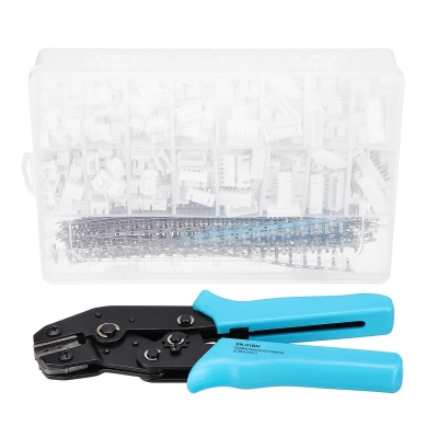 Excellway® 900pcs JST-XH 2.54mm Wire Connector Terminal Kit Crimping Tool Crimper Plier Set COD [1308341]