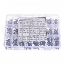 Aemedy® 840pcs 24Values TO-92 Transistor Assortment Kit BC327 BC337 BC547 transistor 2N2222 3904 3906 C945 PNP/NPN Transistors Pack COD