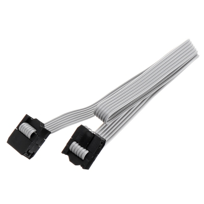 2.54mm FC-6P IDC Flat Gray Cable LED Screen Connected to JTAG Download Cable COD [1723083]