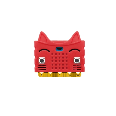 Silicone Protective Enclosure Cover Shell For micro:bit Motherboard Type A Cat Model COD [1551852]