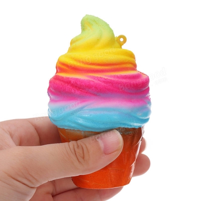 YunXin Squishy Ice Cream 10cm Slow Rising With Packaging Phone Bag Strap Decor Gift Collection Toy COD [1236562]