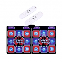 Wired Dancing Mat Pad Computer TV Slimming Blanket with Somatosensory Gamepad a Colored Lights Massage Version COD