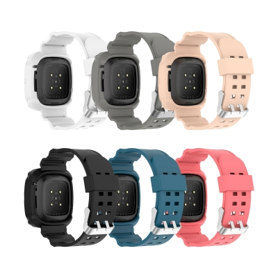 Bakeey Silicone Watch Strap Watch Cover Case for Fitbit Versa 3 Sense Watch COD [1762833]