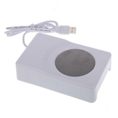 USB Cooling Saucer Hot Cold Dual-Purpose Saucer USB Insulated Pad Placemat Portable Refrigerator Office Cold Drink COD [2000123]