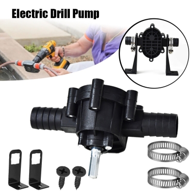 Household Portable Electric Drill Pump Oil Fluid Water Pump Mini Hand Self-priming Liquid Transfer Pumps COD [1988067]