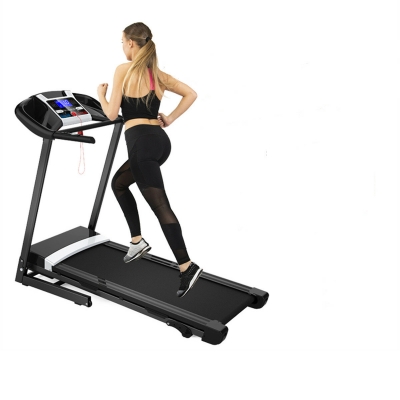 [USA Direct] Bominfit JK8801F Folding Treadmill 3.5HP Power Motor 12km/h Max Speed 120kg Weight Capacity bluetooth Music LED Display Installation-free Running Fitness for Home Gym Workouts [1996917]