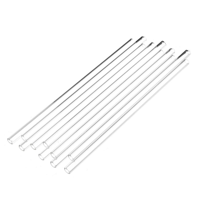 10Pcs 200x7x1mm Length 200mm OD 7mm 1mm Thick Wall Borosilicate Glass Blowing Tube Lab Factory School Home Tubes COD [1618135]