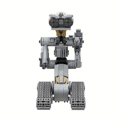 313Pcs Johnny 5 Robot Building Blocks Set Short Open Circuit Five Figure Model Toys Kids Boys Gifts COD [1994706]