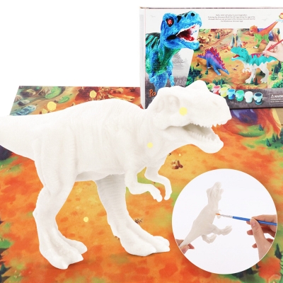 38Pcs Jungle Wildlife Animal Diecast Dinosaur Model Puzzle Drawing Early Education Set Toy for Kids Gift COD [1737864]