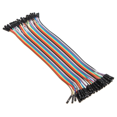 40pcs 20cm Female to Female Jumper Cable Dupont Wire COD [75612]