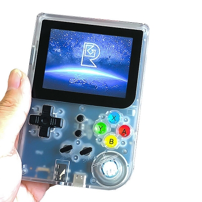 RetroGame RG300 2.8inch IPS Screen Handheld Game Console Built-in 16G Memory Mini Open-source Gaming Player Console COD [1996770]