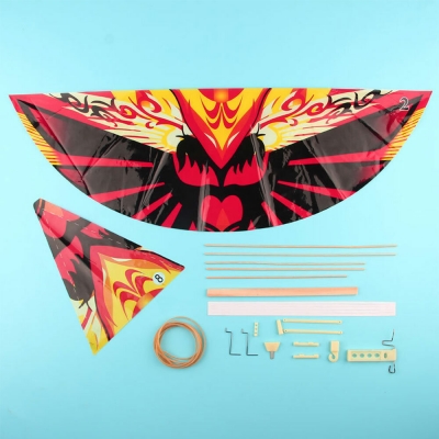 46cm Rubber Band Power DIY Bird Flying Toy Wingspan Aircraft Model Plane Toy COD [1988468]