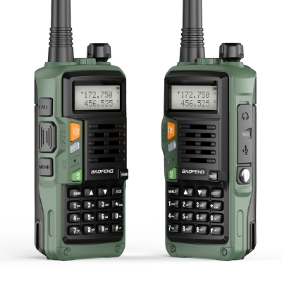 BAOFENG X9 5W 2800mAh UV Dual Band Walkie Talkie with Headset High Power Flashlight LCD Display Drop Resistant Two-Way Radio COD [1895393]