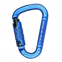 XINDA XD-9616KTL D Shape Aluminum Alloy Carabiner 9KN 25KN Pull Outdoor Climbing Hanging Buckle Hook Keychain COD