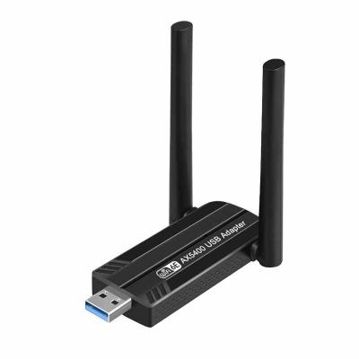 AX3008 5400Mbps WiFi6E Network Card USB3.0 WiFi Adapter Tri-Band 2.4G 5G 6G Wifi Receiver Dongle for Windows 10 11 Driver Free COD [2008531]