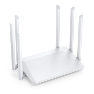 UNT 1200Mbps Wireless Router External Antennas Modem Router Wide Coverage Signal Amplification Signal Stability for Games Media EU Plug COD [2000294]